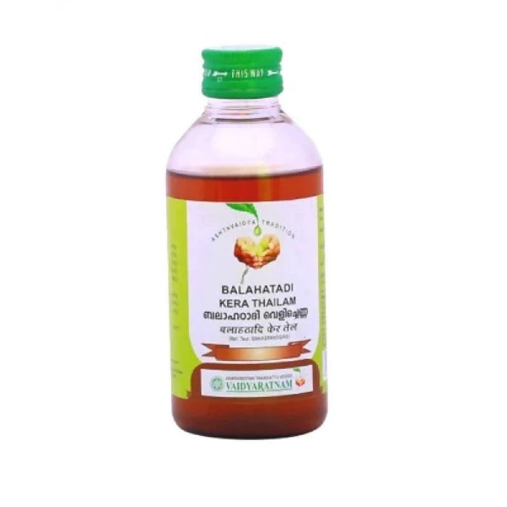 Vaidyaratnam Balahatadi Kera Thailam, 200 ml-1.webp